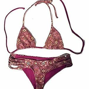 Frankie's Bikinis JoJo Isla Set Swimsuit Size M